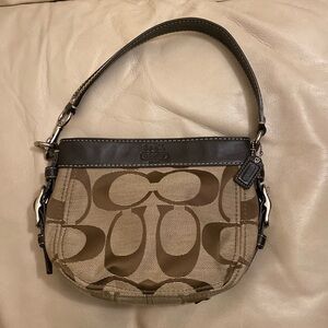 Coach mini bag purse with C logos